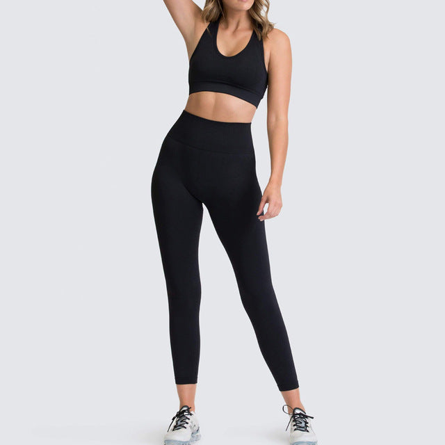 Gym Set Nylon Woman Sportswear Suits