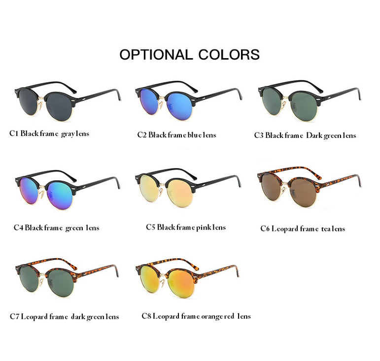 Popular Brand Designer Retro Sun Glasses