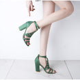 Women Sexy Lady High Heels Cross Strap Sandals