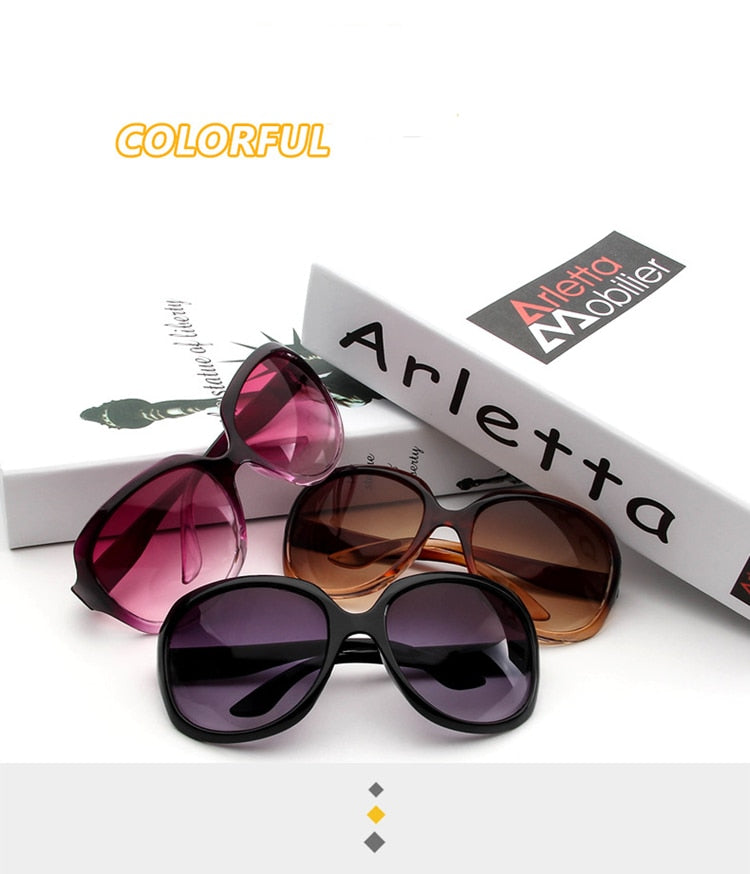 Retro Classic Women Oval Shape Sunglasses