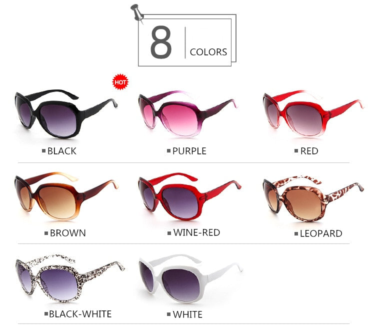 Retro Classic Women Oval Shape Sunglasses