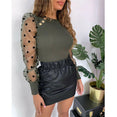 Women's Sheer Mesh See-through Blouse