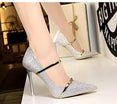 Gold Silver Wedding Party Stiletto Shoes