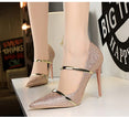 Gold Silver Wedding Party Stiletto Shoes