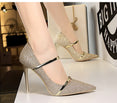 Gold Silver Wedding Party Stiletto Shoes