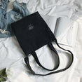 Women Corduroy Zipper Shoulder Bag