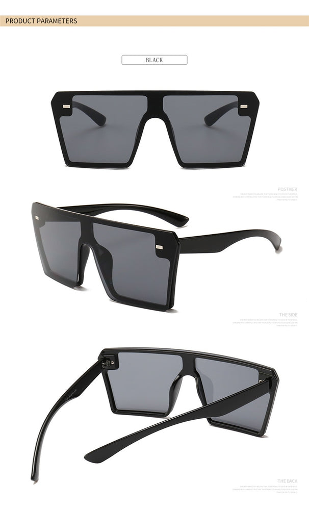 Oversized Square Luxury Brand Sunglasses