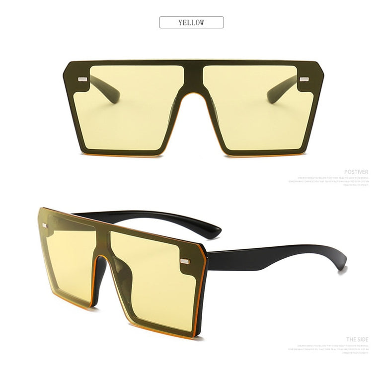 Oversized Square Luxury Brand Sunglasses