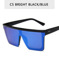 Flat Top Square Shades Gradient Sun Glasses