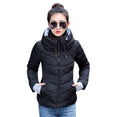 Parkas Thicken Outerwear Solid Hooded Coats