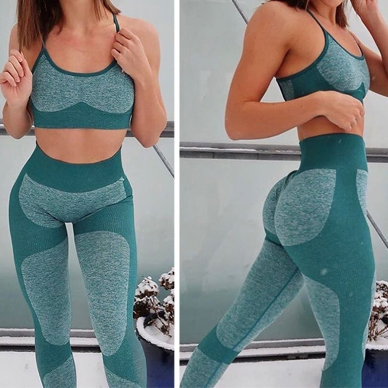 High Waist Yoga Seamless Women Sports Pants