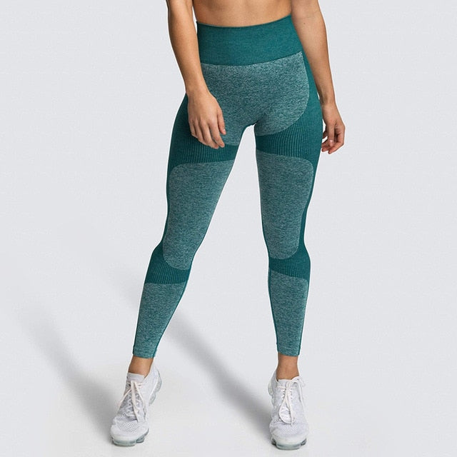 High Waist Yoga Seamless Women Sports Pants