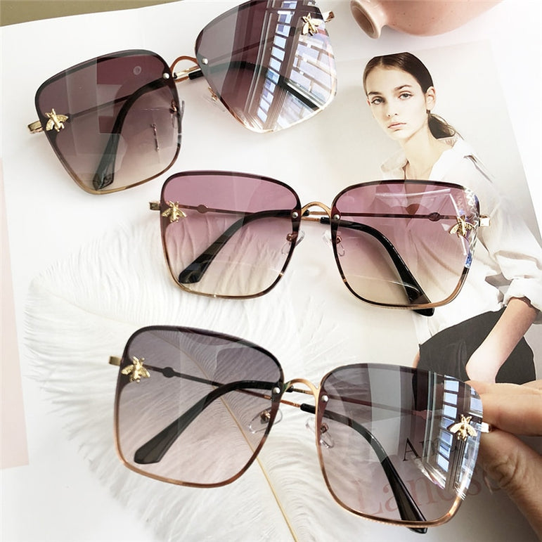 Oversize Square Celebrity Sun Glasses