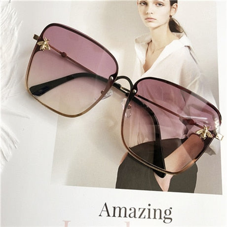 Oversize Square Celebrity Sun Glasses