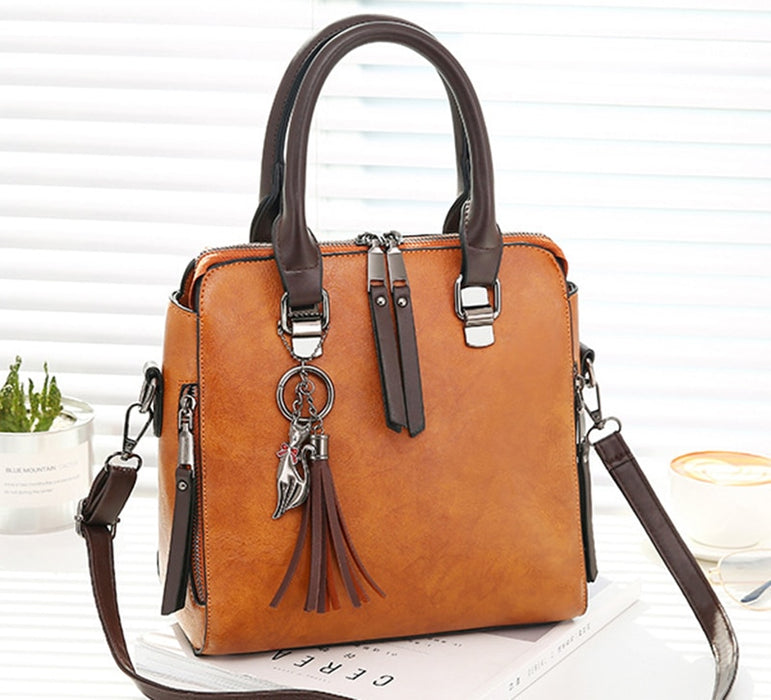 Vintage PU Leather Ladies HandBags