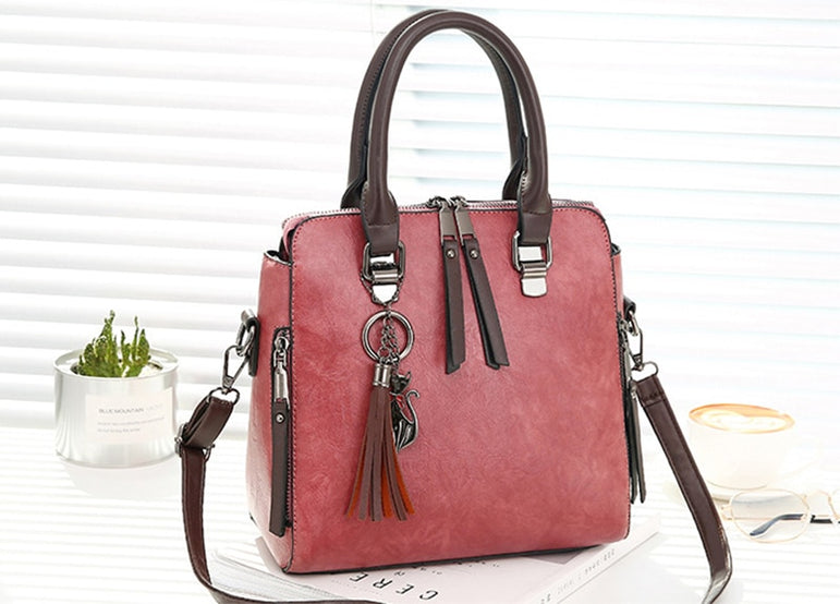 Vintage PU Leather Ladies HandBags