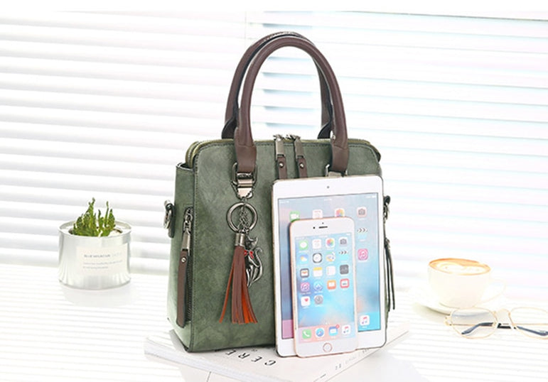 Vintage PU Leather Ladies HandBags