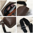 Women Bag Crocodile Multicolor Messenger Chest Bag