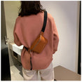 Women Bag Crocodile Multicolor Messenger Chest Bag