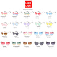 Heart Candy Color Gradient Sun Glasses