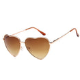 Heart Candy Color Gradient Sun Glasses