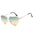 Heart Candy Color Gradient Sun Glasses