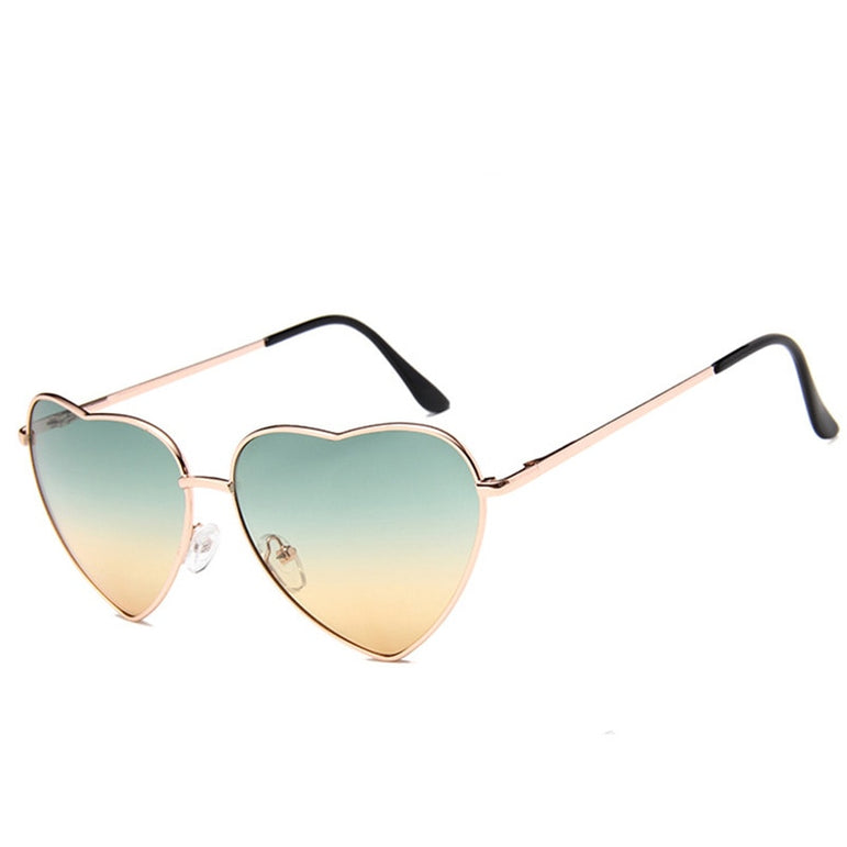 Heart Candy Color Gradient Sun Glasses