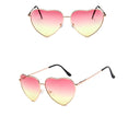 Heart Candy Color Gradient Sun Glasses