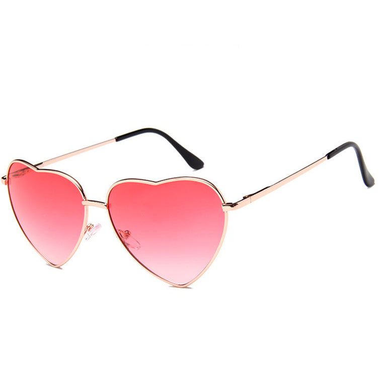 Heart Candy Color Gradient Sun Glasses