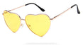 Heart Candy Color Gradient Sun Glasses