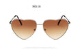 Heart Candy Color Gradient Sun Glasses