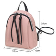 New Lady Small Backpack Women Leather Shoulder Bag