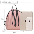 New Lady Small Backpack Women Leather Shoulder Bag