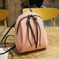 New Lady Small Backpack Women Leather Shoulder Bag