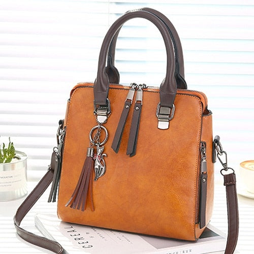 Vintage PU Leather Ladies HandBags