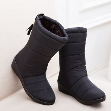 Female Down Winter Waterproof Warm Ankle Boots