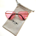 Heart Candy Color Gradient Sun Glasses