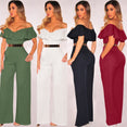 Autumn Women Sexy Backless Hollow Out Jumpsuits